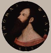 Hans holbein the younger Portrait of Sir Thomas Wyatt oil painting on canvas